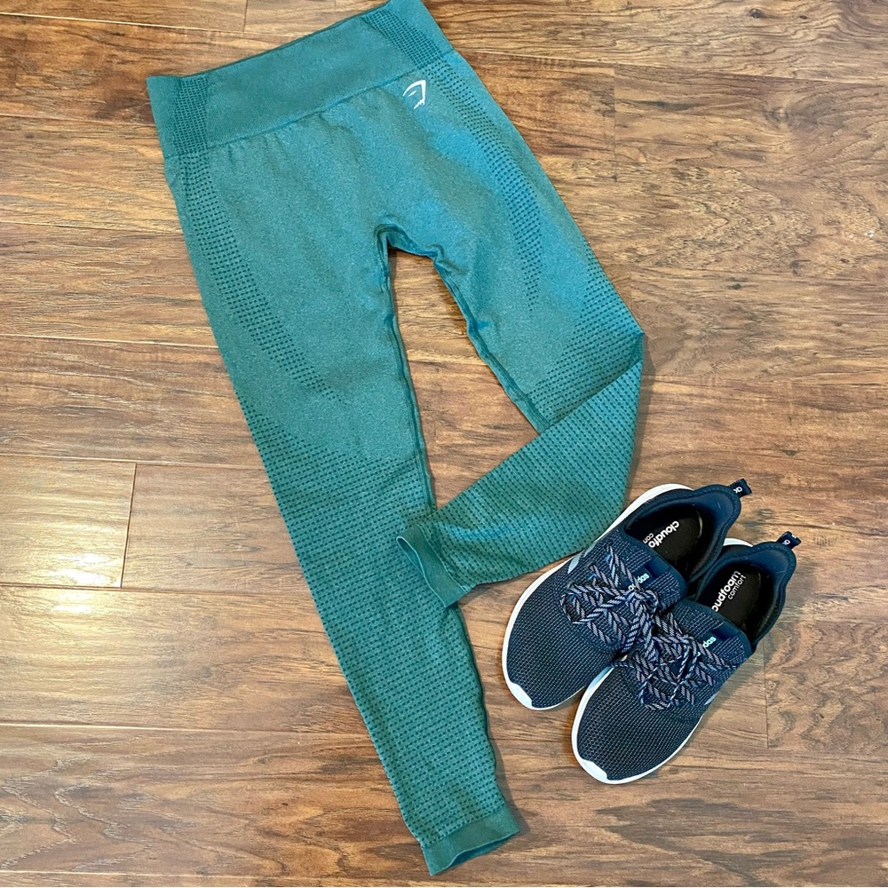 Gymshark Teal Green Marl Vital Seamless 2.0 Leggings